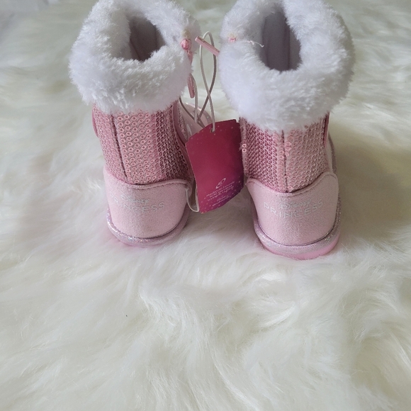 Disney Princes Pink Sequin Princess Boots - Picture 6 of 12